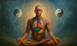 Los 5 órganos y su psicológia… La sabiduría emocional del cuerpo Organos del cuerpo y su psicologia. Representacion de un hombre meditando y los organos.