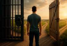 La Paradoja de la Libertad… El camino a la autorrealización Un hombre cruzando una verja que le mantenia encerrado y tiene 3 caminos para elegir