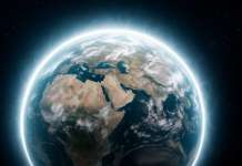 El Misterioso Pulso de la Tierra… ¿Un latido cada 26 seg.? La Tierra desde el espacio y se le ve una capa energetica de luz blanca