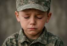 Políticos, Guerras y Videojuegos… Heridas de la Infancia Niño soldado llorando