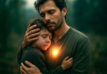 Miedo al abandono … La herida que mas nos Condiciona Padre abrazando a su niño interior como trabajo del miedo al abandono